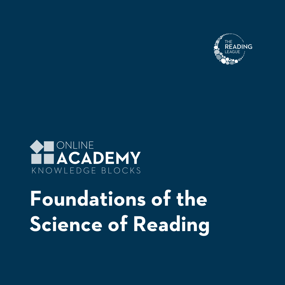 Foundations of the Science of Reading