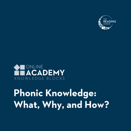 Phonic Knowledge