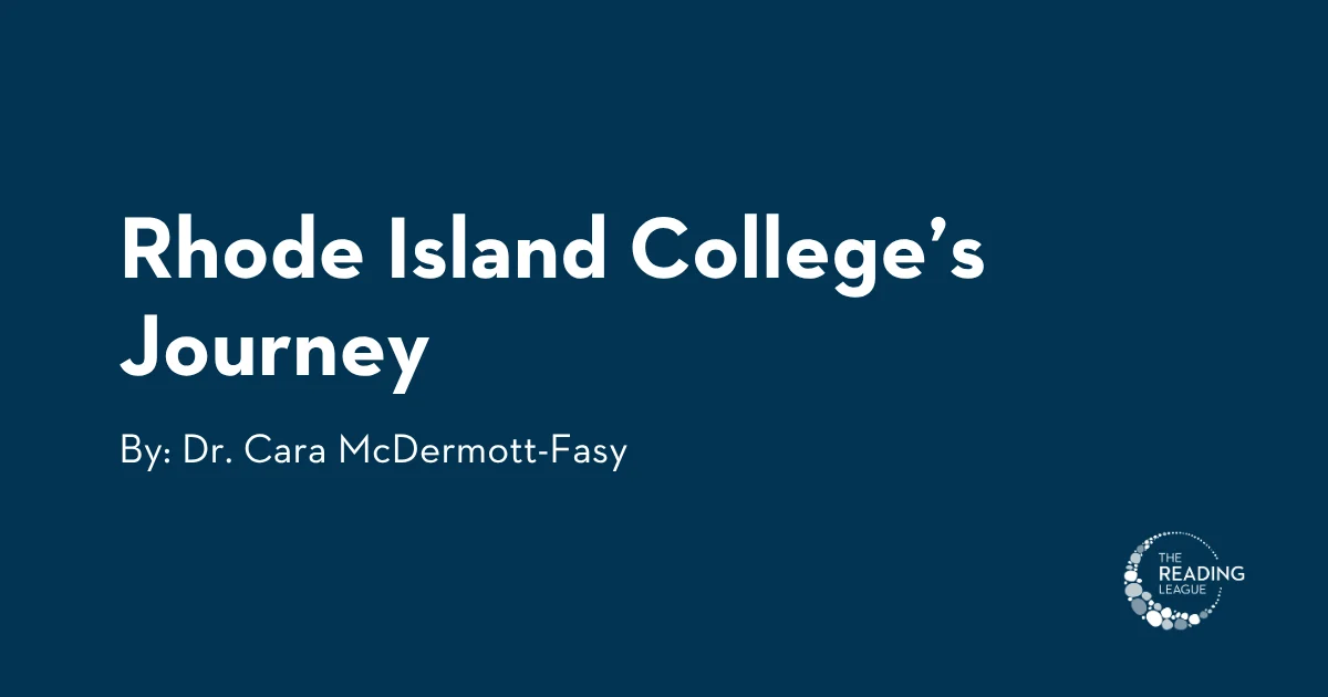 Guest Blog Rhode Island College’s Journey