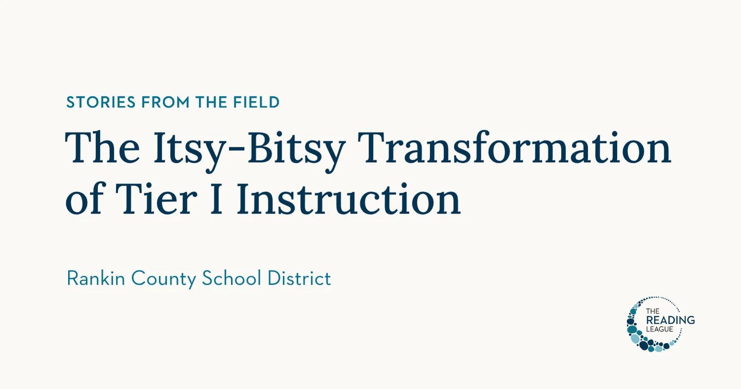 The Itsy-Bitsy Transformation of Tier I Instruction