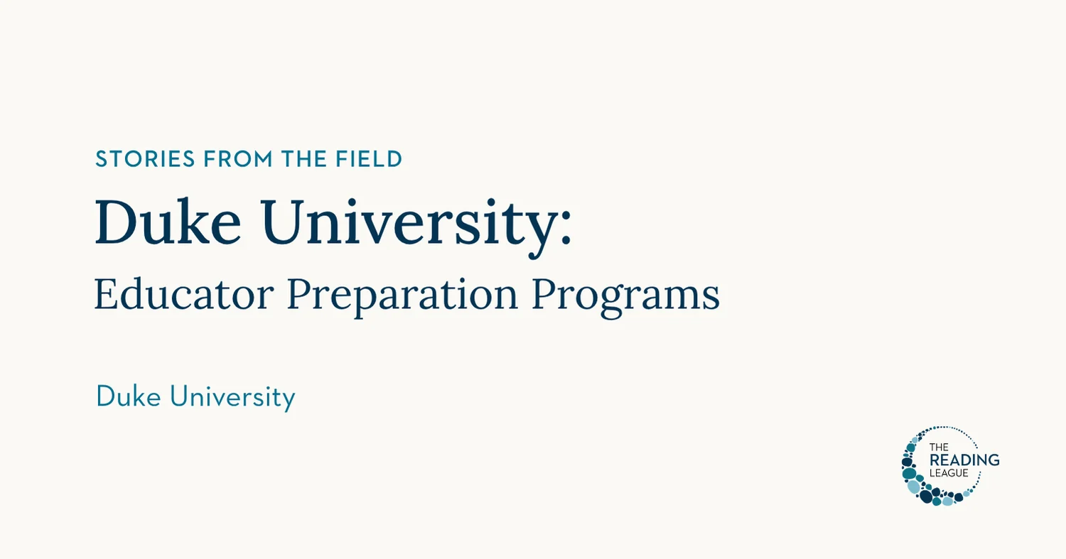Duke University: Educator Preparation Programs
