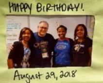 Terminated-My Career as a Teacher_5 picture of four people says happy birthday august 29, 2018