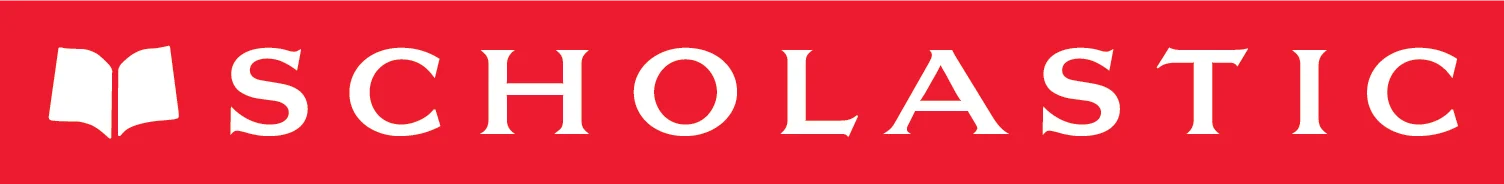 Scholastic logo with red background